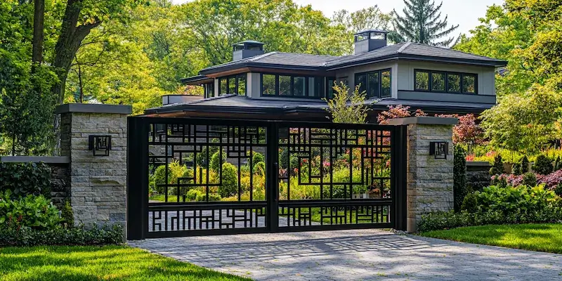 Aluminium Zaun Polen